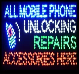 15 5 x27 5 Insid Bright Flashing Repairs Wszystkie telefony komórkowe Odblokowanie akcesoriów Business Shop Znak LED8366768