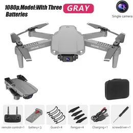 E99 Pro Aerial Pography 4CH 24GHz WiFi 고도 홀드 헤드리스 모드 카메라 RC 드론 아이 장난감 원 키 리턴 접이식 5424530