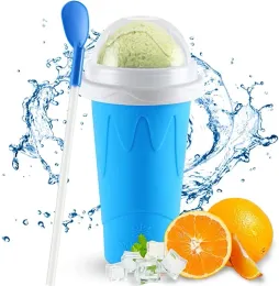 Tools Silicone QuickFrozen Ice Cream Maker Squeeze Cup Diy Hemlagad Hållbar snabb kylning av slush Cups Milkshake Bottle Smoothie Cup