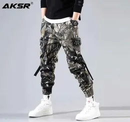 Aksr 2019 men039s streetwear calças hip hop sweatpants joggers calças táticas dos homens carga harem calças pantalones hom4946235