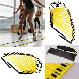 Ausrüstung Agility Speed Ladder Treppen Nylongurte Trainingsleitern Agile Treppe für Fitness Fußball Fußball Speed Ladder Equipment