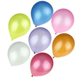 100pcllot Kolorowa dekoracja świąteczna Perła Lateks Balon Candy Kolor Beauty Decor Ballons Party Wedding Birthday 1736307