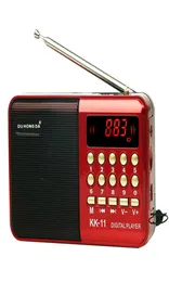 mini radio portatile multifunzionale ricaricabile digitale FM USB TF lettore MP3 dispositivi altoparlante supporto scheda TF sport all'aria aperta K116203691