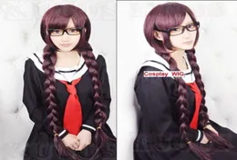 gtgtdanganronpa danganronpa toko fukawa 패션 헤어 긴 코스프레 의상 파티 가발 4791365