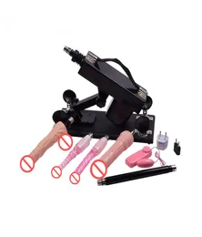 Automatische Sexmaschinen-Pistole mit vielen Dildo-Zubehörteilen, Geschlechtsverkehr, Roboter-Sexmaschine, 6 cm, einziehbarer weiblicher Masturbator4225990