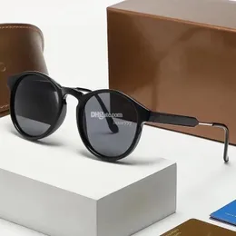 Ny designer för modepolariserade solglasögon UV -resistenta solglasögon Män kvinnor Goggle Retro Sun Glass Casual glasögon