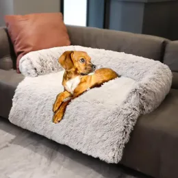 Mats Corner Dog Sofa Bed Pet Nest Cushion Plush Kennel 대형 개 고양이 매트 하우스 겨울 수면 가구 보호자 개 제품