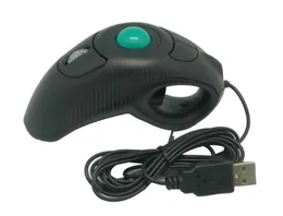 Wired USB20 Finger Handheld Beidhändig Maus Mäuse mit Trackball Maus für Laptop Desktop PC Daumengesteuert Y104022230