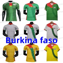 23 24 25 Fußballtrikot BuRkiNa Fußballnationalmannschaft Fans Spielertrikots Heim Auswärts Faso nehmen Kurzarmuniformen Maillot De Foot Kits Camiseta Futbol Afrikanischer Pokal