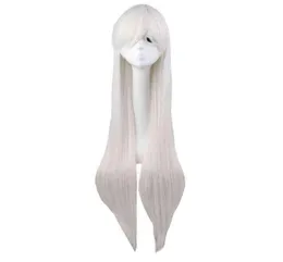 Hair Synthetic Wigs Cosplay Qqxcaiw Long Straight Cosplay Wig Black Purple Red Pink Blue Dark Brown 100 Cm Synthetic Hair Wigs 2206158333