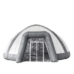 Toptan Özelleştirilmiş PVC Dev Etkinlik Şişme Seyahat Çadırı Dağ Kampı Sergisi Igloo Dome Karakolayan Çadır Hareketli House FireProof Gemi ve Kamyon Kapıya