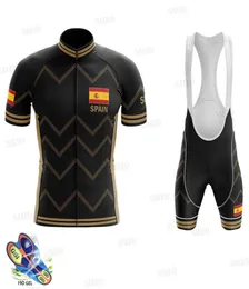 Ropa Ciclismo 2021 Sommer Spanien Team Atmungsaktive QuickDry Radfahren Jersey Set Fahrrad Kleidung Maillot Hombre Racing Sets6002903