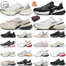 مع Box V2K Runtekk Sneakers Runneakers Platform V2K Run Summit White Metallic Silver Black Graphite Gray Men Womens Low Trainers