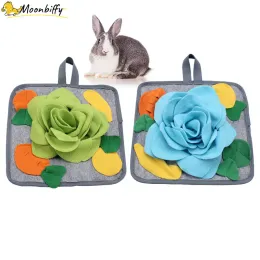 Toys Pet Snuffle Mat for Dogs uppmuntrar naturliga foderfärdigheter för Kitten Puppy Rabbit Interactive Feed Game Pet Supplies