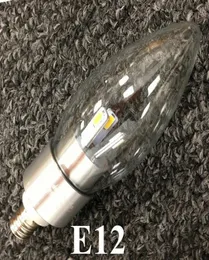 e12e14e27 светодиодная лампа-свеча 3 Вт AC85265v 300 лм smd5630 светодиодная лампа с регулируемой яркостью теплый чистый белый5381699