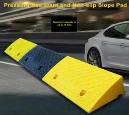 Portable Lightweight Curb Ramp Thick Plastic Threshold Ramp Set för uppfart Loading Dock Sidewalk Car Truck Scooter Motorcykel9575276