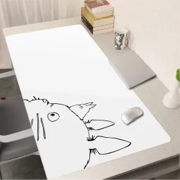 Möss Totoro Anime Mouse Pad XXL Mousepads Mouse Gamer Gaming Mouse Pad 800x300mm Stort Computer Tangentboard Mouse Mat Desk Mats Kawaii