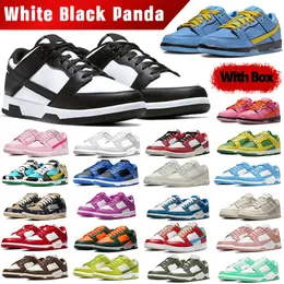 Designer-Laufschuhe US Stocking Herren-Sneakers niedrig weiß schwarz Panda Local Warehouse Triple Pink Grey Fog unc Photon Dust in den USA Herren-Damen-Freizeittrainer