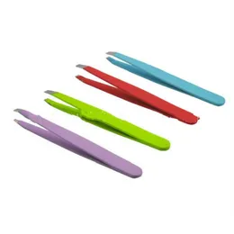 Eyebrow Tools & Stencils New Selling 24Pcs Colorf Stainless Steel Slanted Tip Eyebrow Tweezers Hair Removal Tools 4520269 Drop Deliver Dhlqu