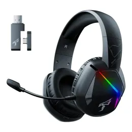 이어폰 Somic G401 Pro Wireless Bluetooth 헤드폰 3 개 모드 연결, 35ms Ultralow 대기 시간, Cool Light Wireless Gaming Headset