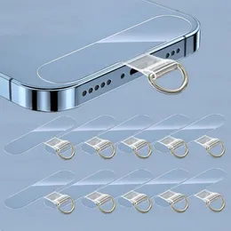 Universal Tpu Mobile Phone Anti-lost Lanyard Card Gasket Nylon Detachable Phone Hanging Cord Strap Patch Tether Pad Party Favor