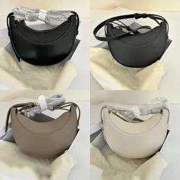 borsa a tracolla Numero Dix di design di lusso borsa a tracolla con cerniera in pelle a mezzaluna borsa a tracolla con due spallacci borsa a mano di alta qualità