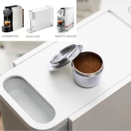 Ferramentas cápsula de café reutilizável para xiaomi/scishare máquina de café expresso de aço inoxidável nova cápsula de metal pod para nespresso