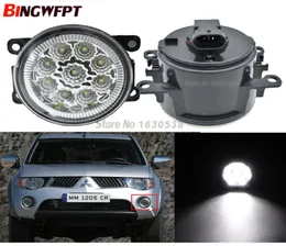 2PCSpair Car Styling Round Bumper Halogen Lamps 55W för Mitsubishi Triton L200 LED FOG LIGHT H111849813