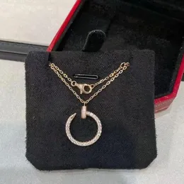 Naszyjniki wiszącego Modne naszyjnik projektant biżuterii dla kobiet luksusowe listy łańcucha chokera gole