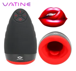 VATINE 6 modelli vibratore pompino tazza per masturbazione riscaldamento tazza per sesso orale giocattoli erotici in silicone per uomini masturbazione maschile T1912097103381