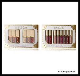 EPACK На складе Новый набор Stila Eye For Elegance Shimmer Glitter Liquid EyeShadow 6 шт. Дорожный набор для макияжа Glow Eye DHL 5211244