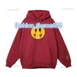 Drew Mens Hoodies Sweatshirts Kaliteli Gülümseyen Yüz Kış Pamuk Liner Gülümseme Anime Hoodie Y2K Hoodie Erkekler Sweatshirts Nedensel Sıcak Düz Drews Barrier Hoodie N8Y2