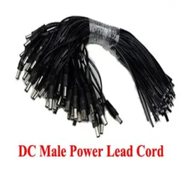 100pcs CCTV Male DC Wire Power Pigtails Plug Lead Cord Coax Cables 21 x 55mm For CCTV Cameras Power Express 8795045