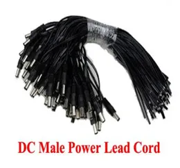 100PCS CCTV MALE DC WIRE POWER PIGTAILSプラグリードコード同軸ケーブル21 x 55mm CCTVカメラパワーエクスプレス8795045