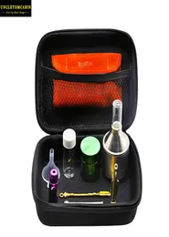 Kit borsa per sniffare tabacco da fiuto Contenitore in alluminio Contenitore per stash Barattolo in metallo Mulino a mano Smerigliatrice per erbe Dispenser per sniffer Buttle Snuff in metallo4371101