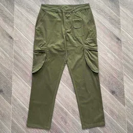 Vintage Army Green Pants Jogger Mężczyźni Kobiety Wysokiej jakości luźne ubrania hip-hopowe ładunki kombinezonowe