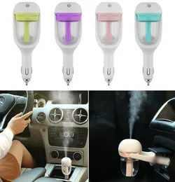 Mini przenośny samochód użycie powietrza Ultrasonic Essential Air Atomizer Dyfuzor Wave Filtr Filtr Mist Mist CAR Charger9119051