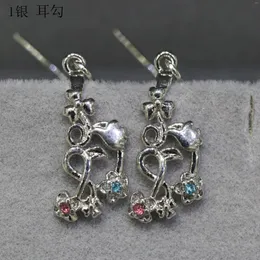 Dangle Küpeler Barokqueonly 925 Gümüş Sterling Aksesuar Mücevher Bulguları DIY Yapımı için Bileşenler AC2