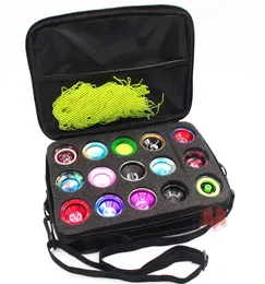 Chegam novas ace yo couro yoyo saco 15 buracos pacote de admissão yoyo profissional yoyo coletores saco yoyo acessórios7895478
