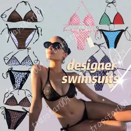 비키니 디자이너 수영복 숙녀 여름 수영복 세트 삼각형 스트랩 섹시 비치웨어 패션 파티 고품질 백리스 여성 수영복 비키니