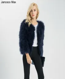 Women Fashion Fur Coats Winter النعمة النعمة السترات الطبيعية تركيا ريشة ريشة نبرف سيدة S1002 LJ2012022147942