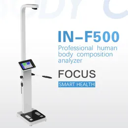 Sistema inteligente MFBIA Analisador de composição corporal Medição de altura de peso Teste de IMC Análise de nutrientes Analisador de impedância bioelétrica