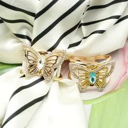 Hair Clips Stone Butterfly Scarf Button Elegant High Grade Windbreaker Belt Multifunctional Korean Edition Headwear