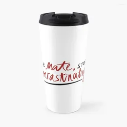 Wasserflaschen wie Mate Stop Procrastinating (3RACHA) Reisekaffeetasse Weihnachten