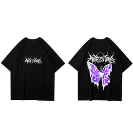 HARAJUKU DARK TOPS MANA T -shirt Punk överdimensionerade modeswag estetiska män039s kläder hip hop gothic tshirts streetwear6573543