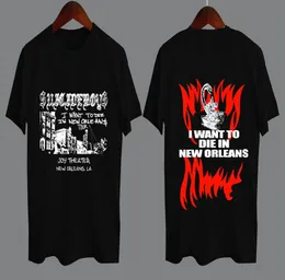 SUICIDEBOYS 2018 TOUR EU QUERO MORRER EM NOVA ORLEÃES UICIDEBOYS Camiseta Tamanho S a 3XL Men039S Camisetas de alta qualidade Top Tee Camiseta 4891737