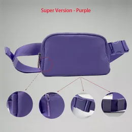 çanta yoga kemer çanta bel her yerde spor çantası tasarımcısı kadın klasik serseri bumbag naylon kadın erkek omuz crossbody fanny paketi debriyaj çanta 20 renk kapasitesi 1-2l