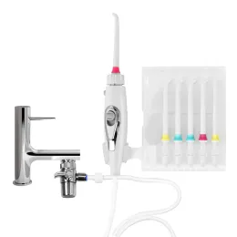 Irrigadores x2 Torneira de água de irrigador oral jato para limpeza de dentes Irrigador dental implementa o limpador de dente do fluxo dental