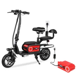 Bicicleta adulto scooter elétrico dobrável super portátil bateria de lítio mini cidade scooter portátil bateria de armazenamento pequena bicicleta elétrica