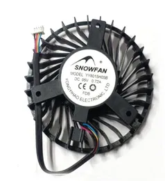 Tutta la ventola SNOWFAN YY8015H05B spaziatura equilatera tra i fori 45MM 072A DC5V grande volume d'aria ventola di raffreddamento a 4 fili6042696